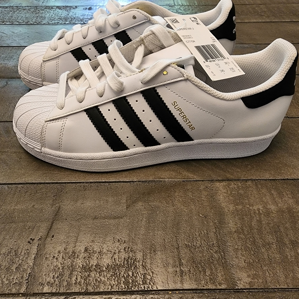 Adidas Superstar J black/white